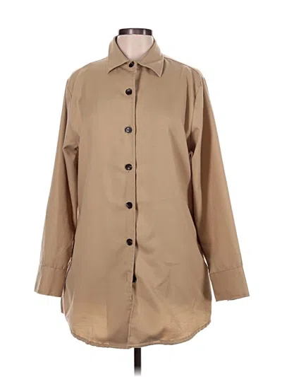 Pre-owned Unbranded Trenchcoat In Tan