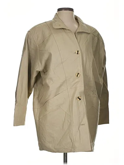 Pre-owned Unbranded Trenchcoat In Tan
