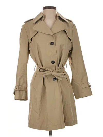 Pre-owned Unbranded Trenchcoat In Tan