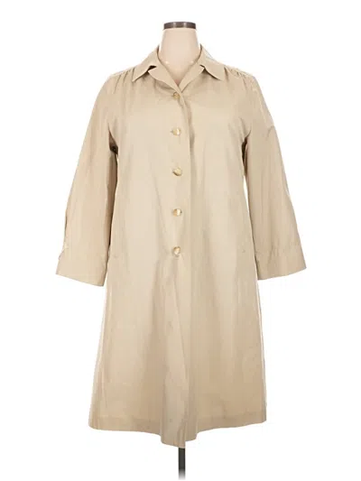 Pre-owned Unbranded Trenchcoat In Tan