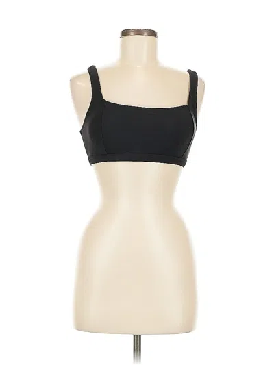 Pre-owned Unbranded Tube Top Black Strapless Neckline Tops
