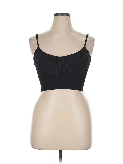Pre-owned Unbranded Tube Top Black Strapless Neckline Tops