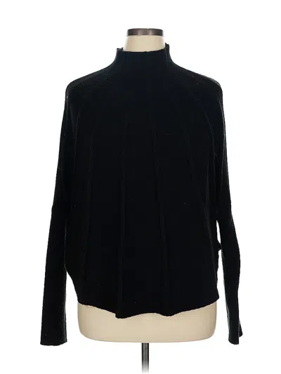 Pre-owned Unbranded Turtleneck Sweater In Black