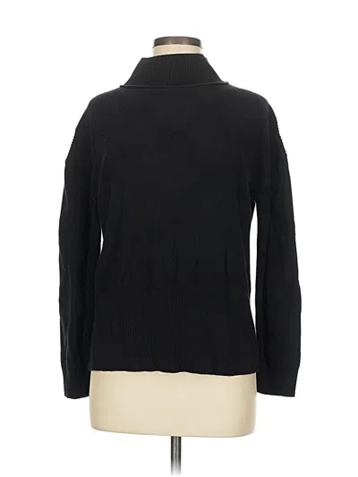 Pre-owned Unbranded Turtleneck Sweater In Black