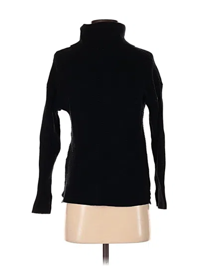 Pre-owned Unbranded Turtleneck Sweater In Black