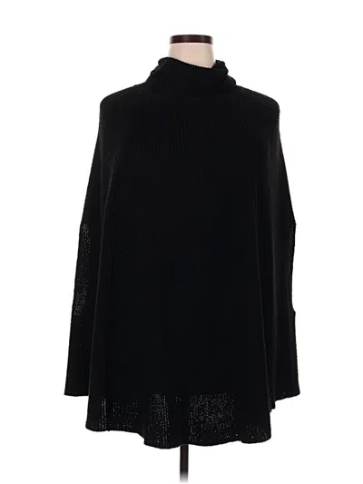 Pre-owned Unbranded Turtleneck Sweater In Black