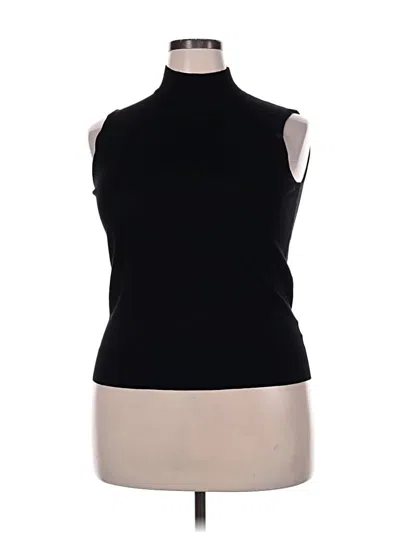Pre-owned Unbranded Turtleneck Sweater In Black