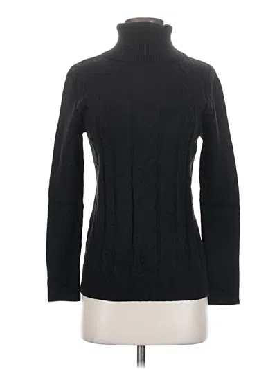 Pre-owned Unbranded Turtleneck Sweater In Black