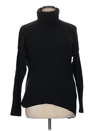 Pre-owned Unbranded Turtleneck Sweater In Black