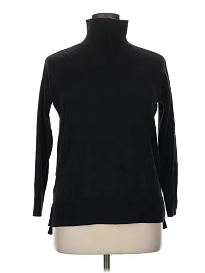 Pre-owned Unbranded Turtleneck Sweater In Black