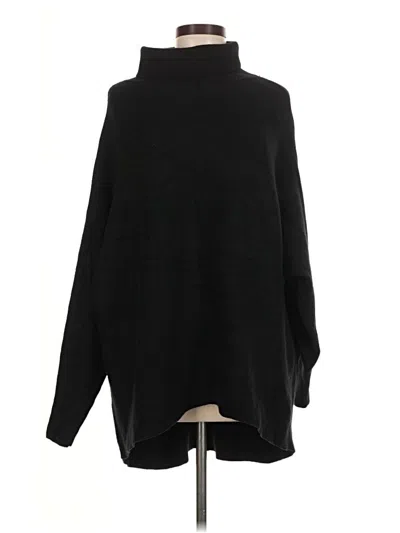 Pre-owned Unbranded Turtleneck Sweater In Black