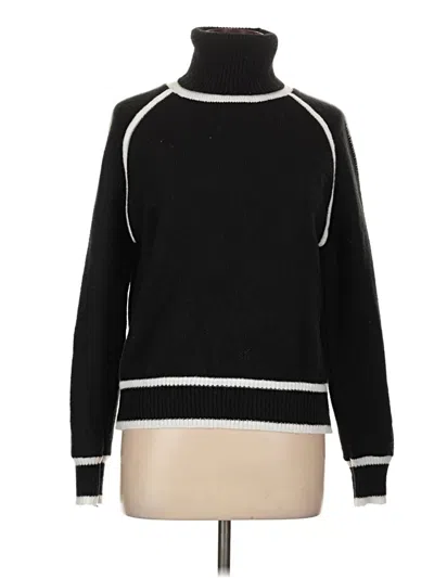 Pre-owned Unbranded Turtleneck Sweater In Black