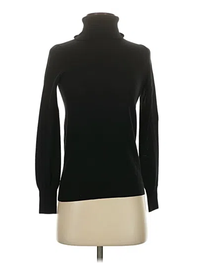 Pre-owned Unbranded Turtleneck Sweater In Black