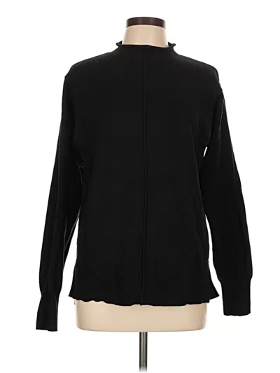 Pre-owned Unbranded Turtleneck Sweater In Black