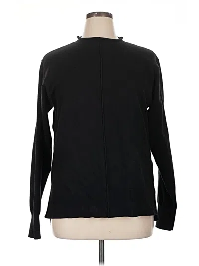 Pre-owned Unbranded Turtleneck Sweater In Black
