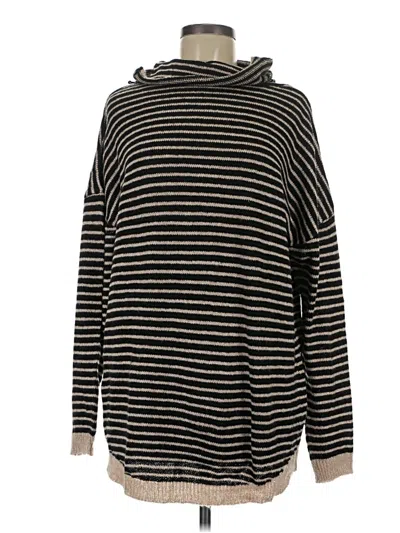 Pre-owned Unbranded Turtleneck Sweater In Black