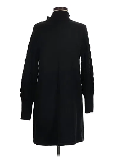Pre-owned Unbranded Turtleneck Sweater In Black