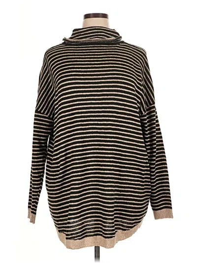 Pre-owned Unbranded Turtleneck Sweater In Black