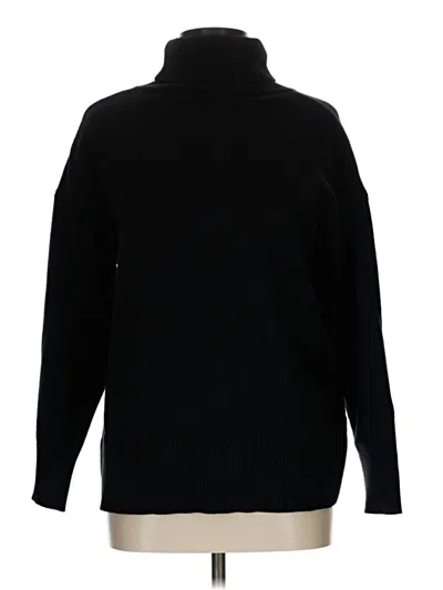 Pre-owned Unbranded Turtleneck Sweater In Black