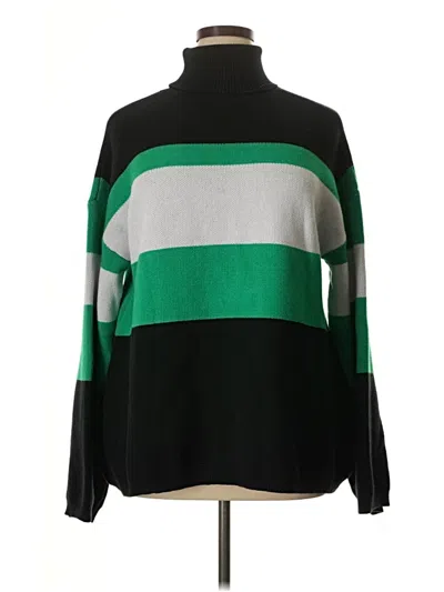 Pre-owned Unbranded Turtleneck Sweater In Black
