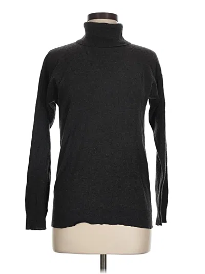 Pre-owned Unbranded Turtleneck Sweater In Black