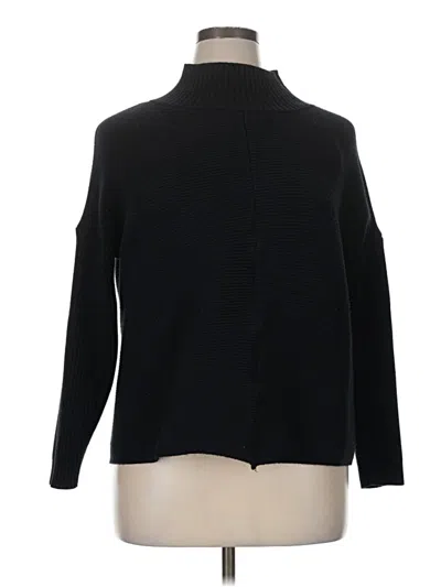 Pre-owned Unbranded Turtleneck Sweater In Black