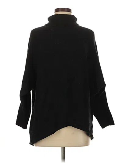 Pre-owned Unbranded Turtleneck Sweater In Black