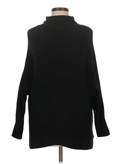 Pre-owned Unbranded Turtleneck Sweater In Black