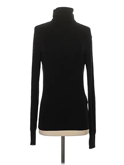 Pre-owned Unbranded Turtleneck Sweater In Black