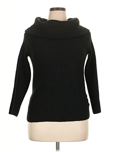 Pre-owned Unbranded Turtleneck Sweater In Black