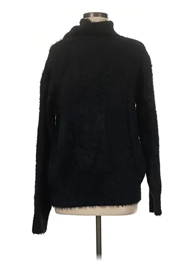 Pre-owned Unbranded Turtleneck Sweater In Black