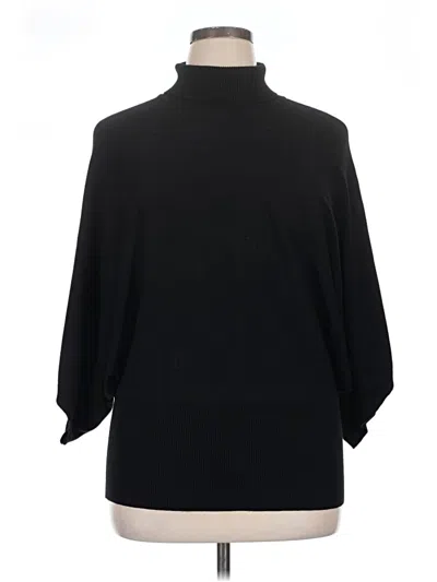 Pre-owned Unbranded Turtleneck Sweater In Black