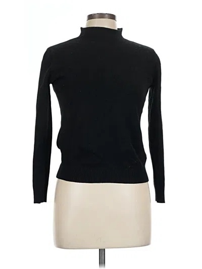 Pre-owned Unbranded Turtleneck Sweater In Black