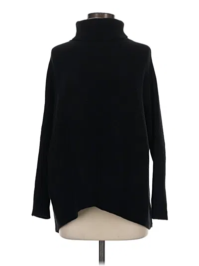 Pre-owned Unbranded Turtleneck Sweater In Black