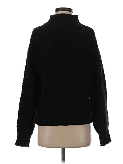 Pre-owned Unbranded Turtleneck Sweater In Black