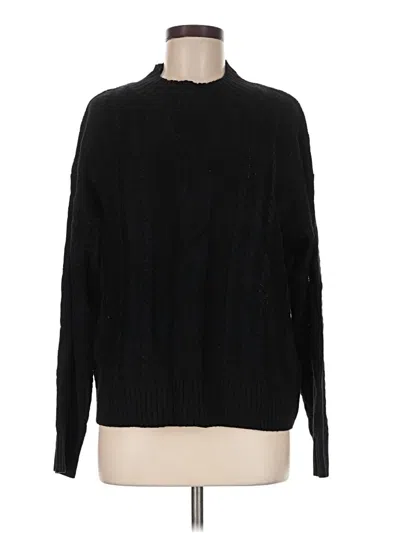 Pre-owned Unbranded Turtleneck Sweater In Black