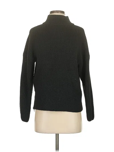 Pre-owned Unbranded Turtleneck Sweater In Black