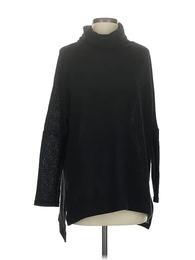 Pre-owned Unbranded Turtleneck Sweater In Black