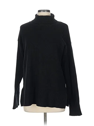 Pre-owned Unbranded Turtleneck Sweater In Black