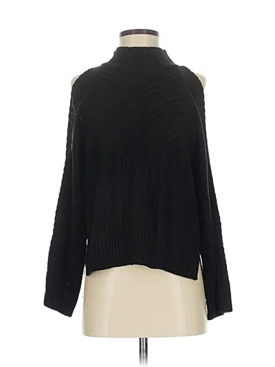 Pre-owned Unbranded Turtleneck Sweater In Black