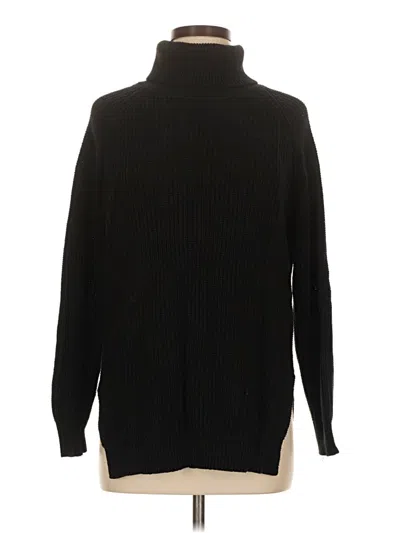 Pre-owned Unbranded Turtleneck Sweater In Black