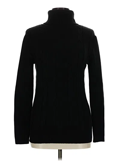 Pre-owned Unbranded Turtleneck Sweater In Black