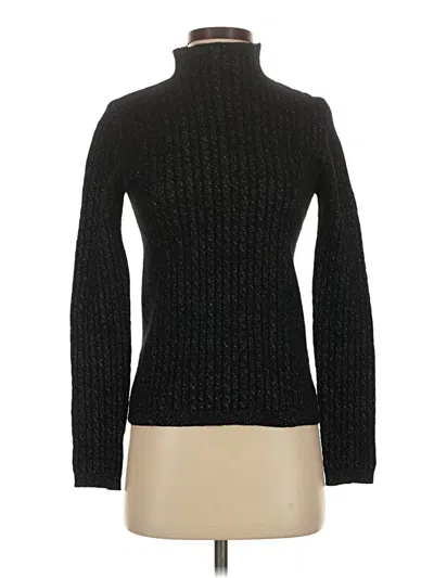 Pre-owned Unbranded Turtleneck Sweater In Black