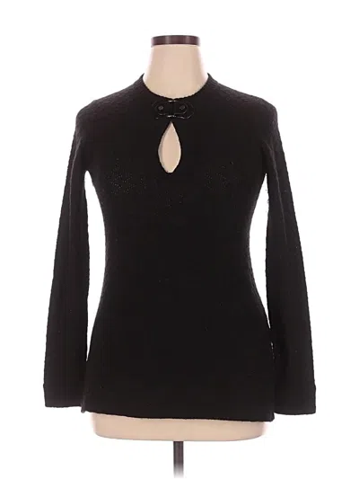 Pre-owned Unbranded Turtleneck Sweater In Black