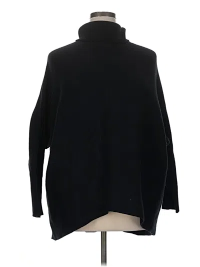 Pre-owned Unbranded Turtleneck Sweater In Black