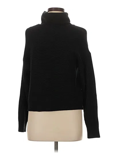 Pre-owned Unbranded Turtleneck Sweater In Black