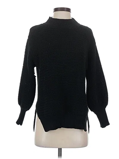 Pre-owned Unbranded Turtleneck Sweater In Black
