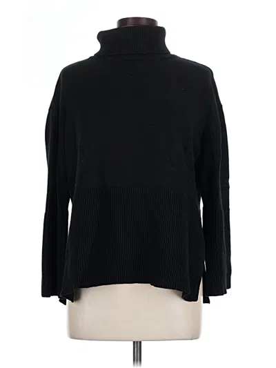Pre-owned Unbranded Turtleneck Sweater In Black