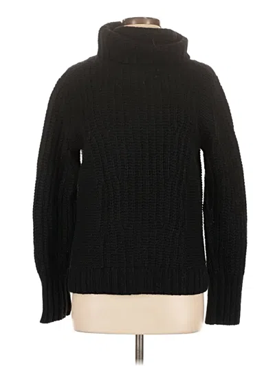Pre-owned Unbranded Turtleneck Sweater In Black