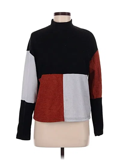 Pre-owned Unbranded Turtleneck Sweater In Black